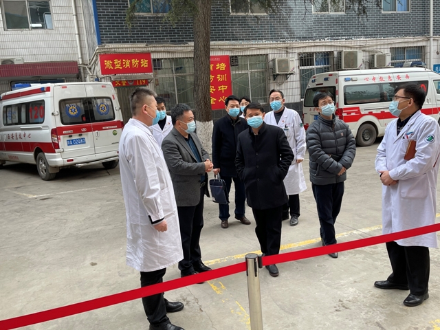 省卫生健康委副主任余立平一行检查指导亚色视频
疫情常态化防控工作