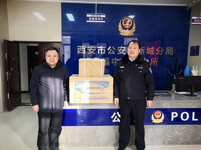 医院领导走访慰问驻地公安派出所