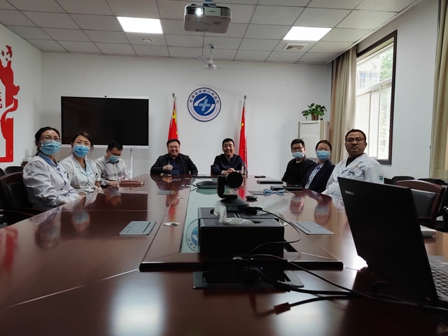 相聚云端，同心抗疫! 陕西省第四人民医院视频连线慰问援沪抗疫医疗队员