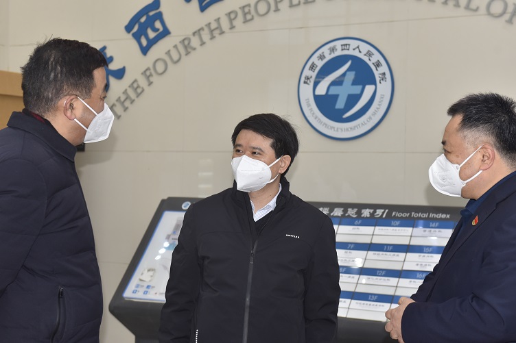 省卫生健康委领导来亚色视频
走访慰问坚守一线的医务人员